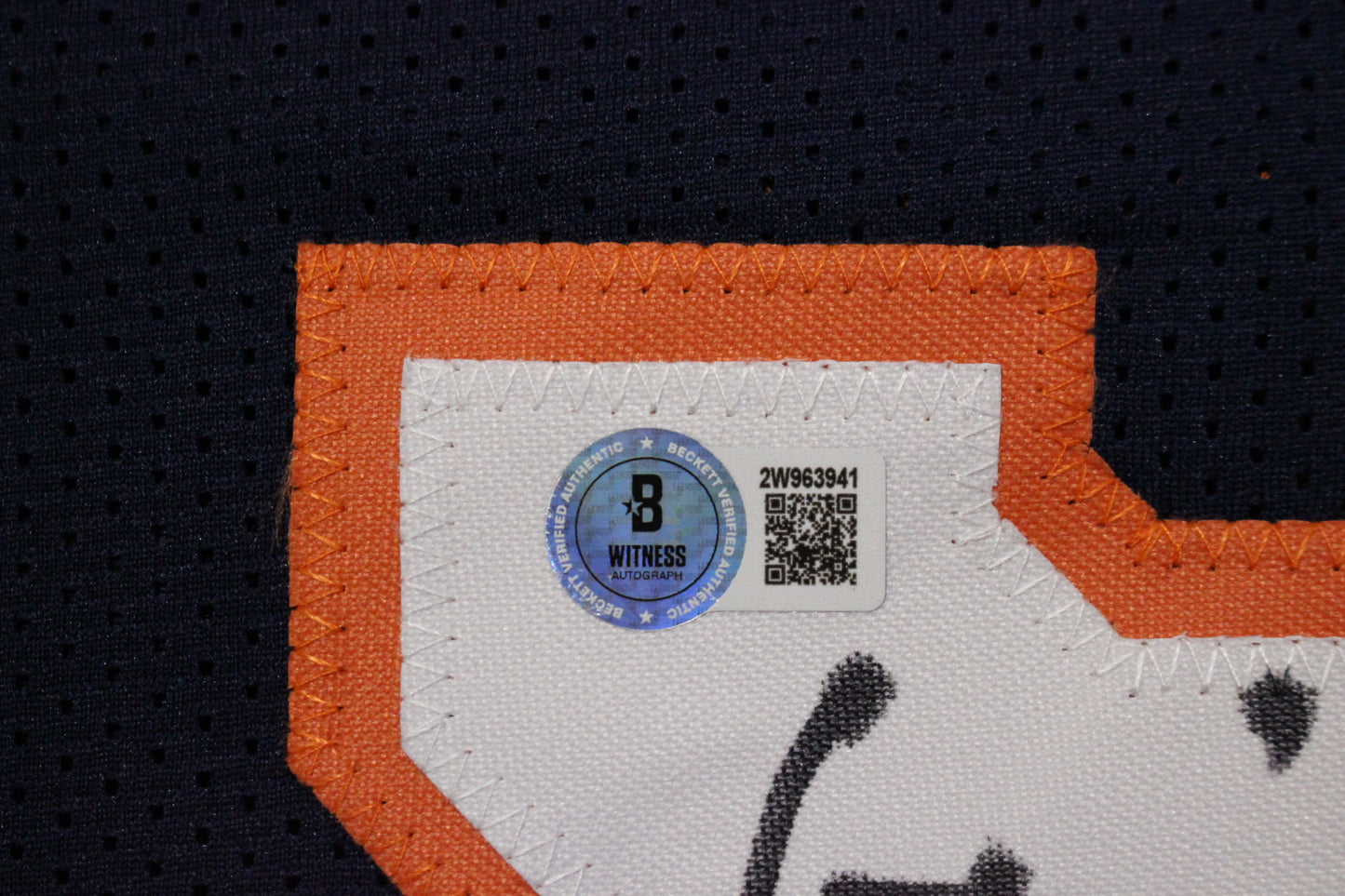 DARYL JOHNSTON SYRACUSE ORANGEMEN SIGNED FOOTBALL JERSEY "Go Cuse" BAS COA