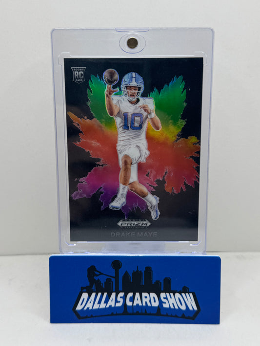 2024 Panini Prizm #CB-4 Drake Maye Colorblast SP