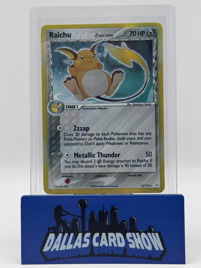 2006 Pokemon - Raichu (Delta Species Holo) - 15/110 EX Holon Phantoms MP