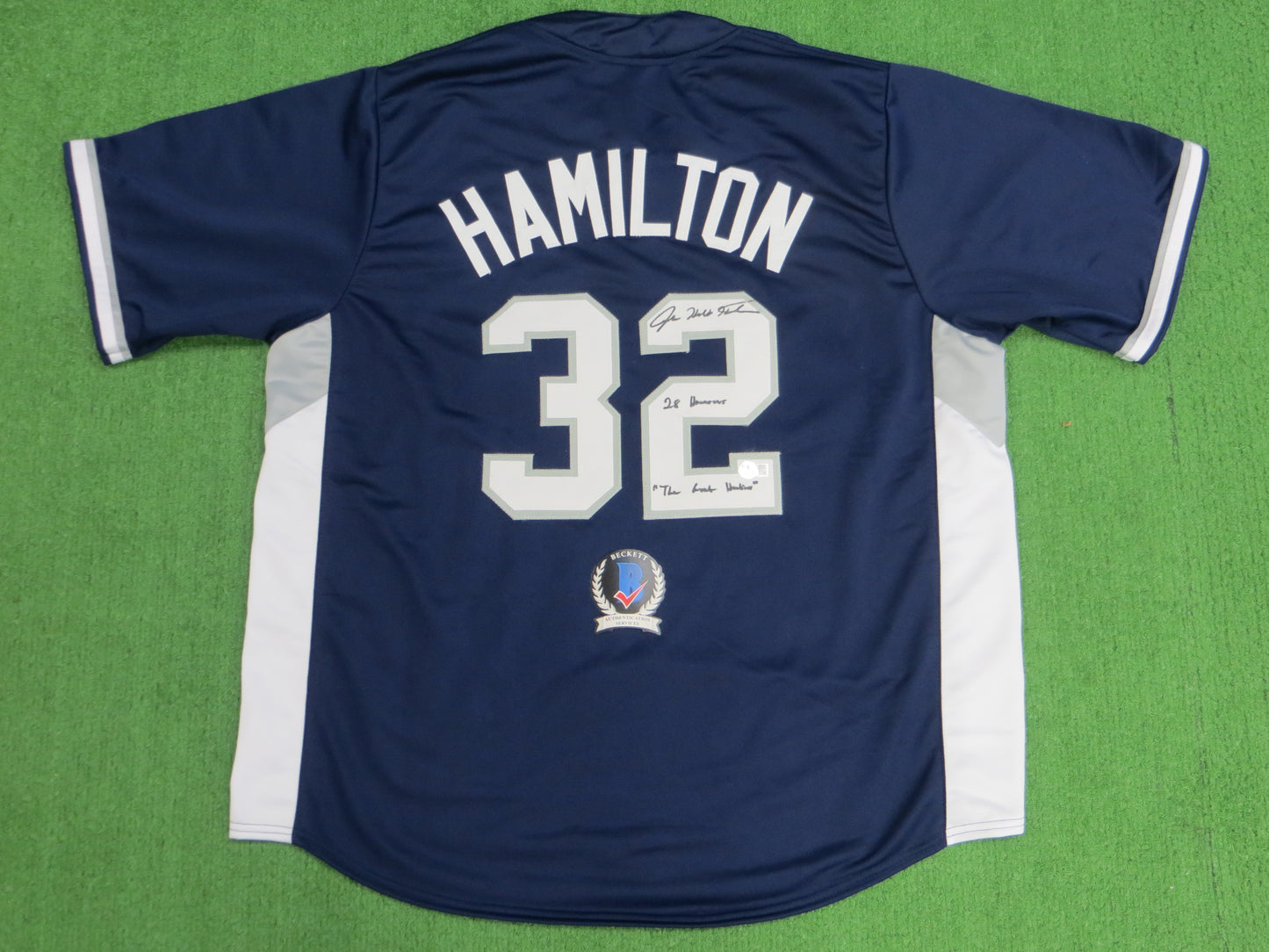 JOSH HAMILTON TEXAS RANGERS ALL STAR SIGNED JERSEY w/28 Homers Hambino BAS