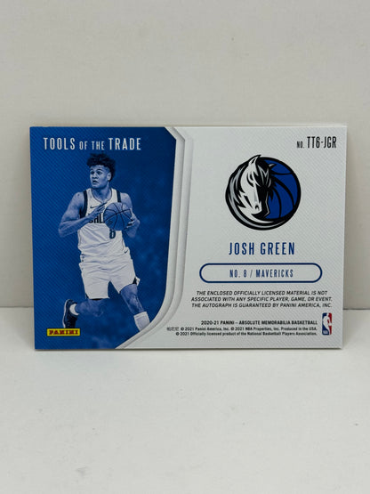 2020-21 Absolute Josh Green Tools Of The Trade Patch Auto  #TT6-JGR