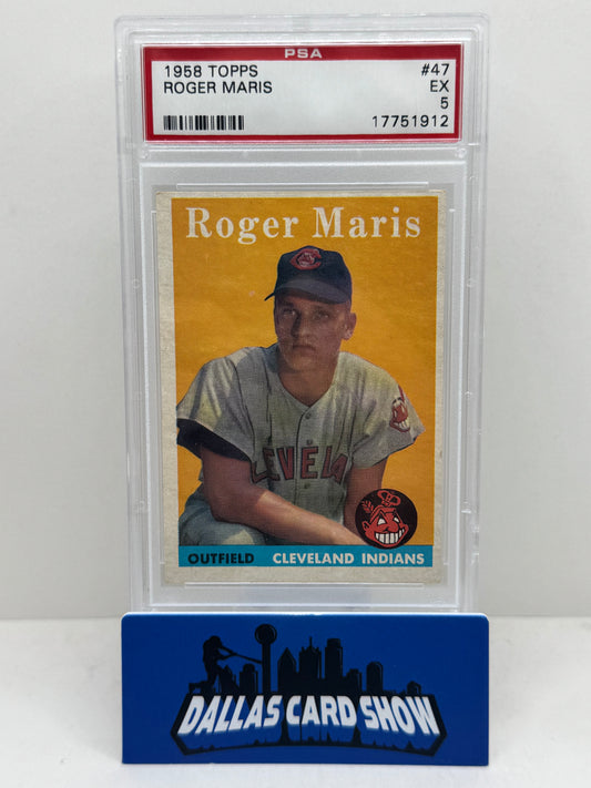 1958 Topps #47 Roger Maris PSA 5