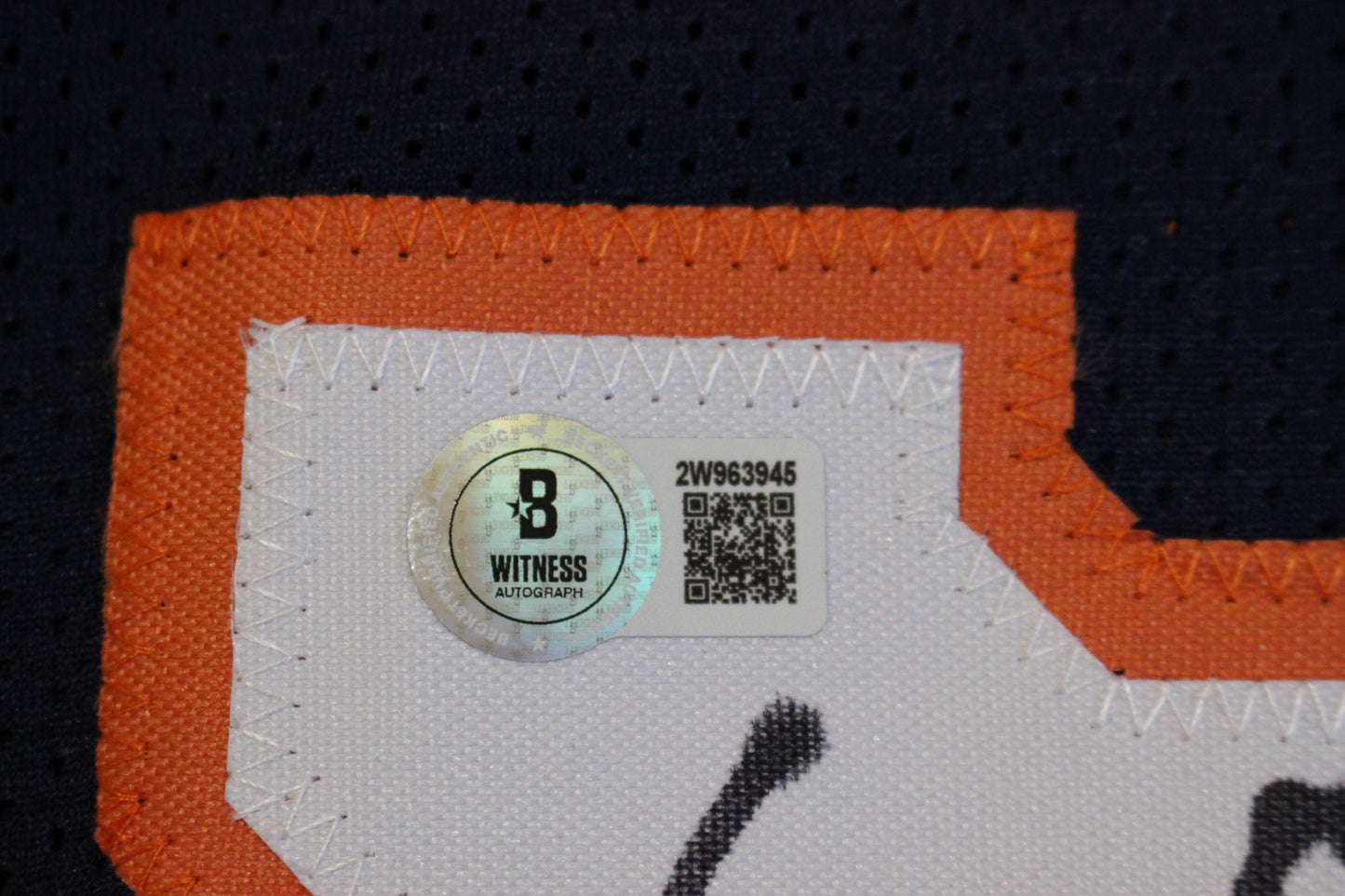DARYL JOHNSTON SYRACUSE ORANGEMEN SIGNED FOOTBALL JERSEY "Go Orange!" BAS COA