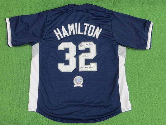 JOSH HAMILTON TEXAS RANGERS ALL STAR SIGNED JERSEY w/28 Homers Hambino BAS