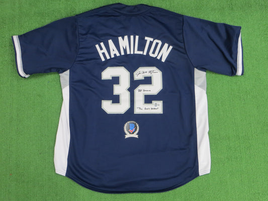 JOSH HAMILTON TEXAS RANGERS ALL STAR SIGNED JERSEY w/28 Homers Hambino BAS