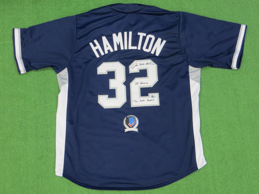 JOSH HAMILTON TEXAS RANGERS ALL STAR SIGNED JERSEY w/28 Homers Hambino BAS