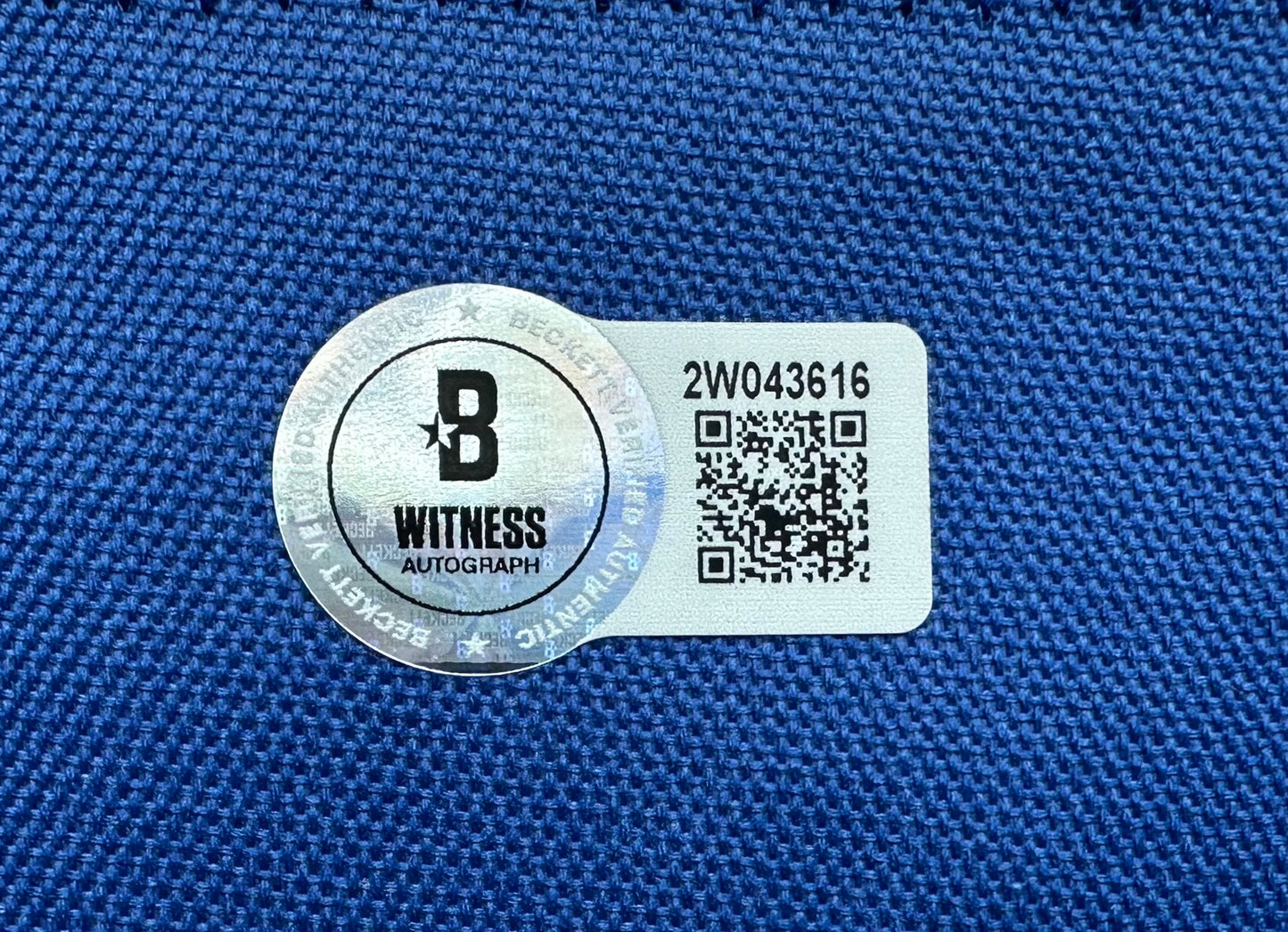 EUGENE LOCKHART DALLAS COWBOYS SIGNED WHITE JERSEY w/MULTI INSCs 2XL BAS