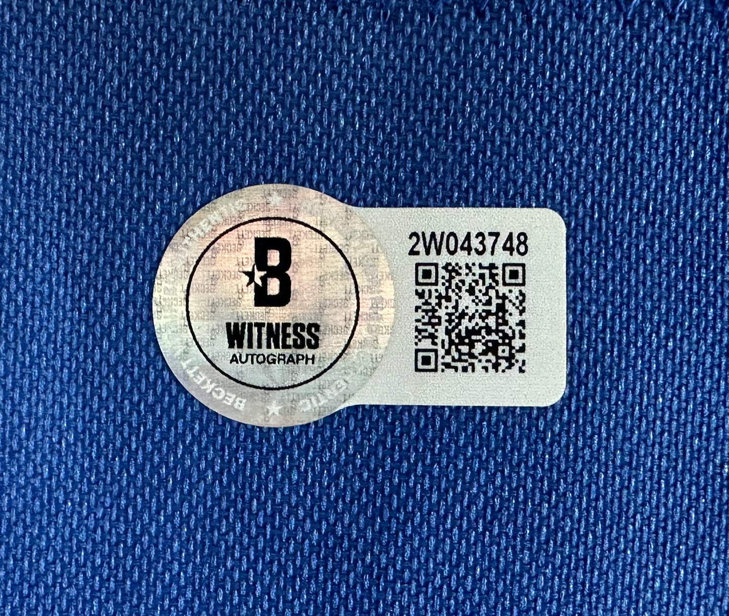 EUGENE LOCKHART DALLAS COWBOYS SIGNED WHITE JERSEY w/MULTI INSCs 3XL BAS