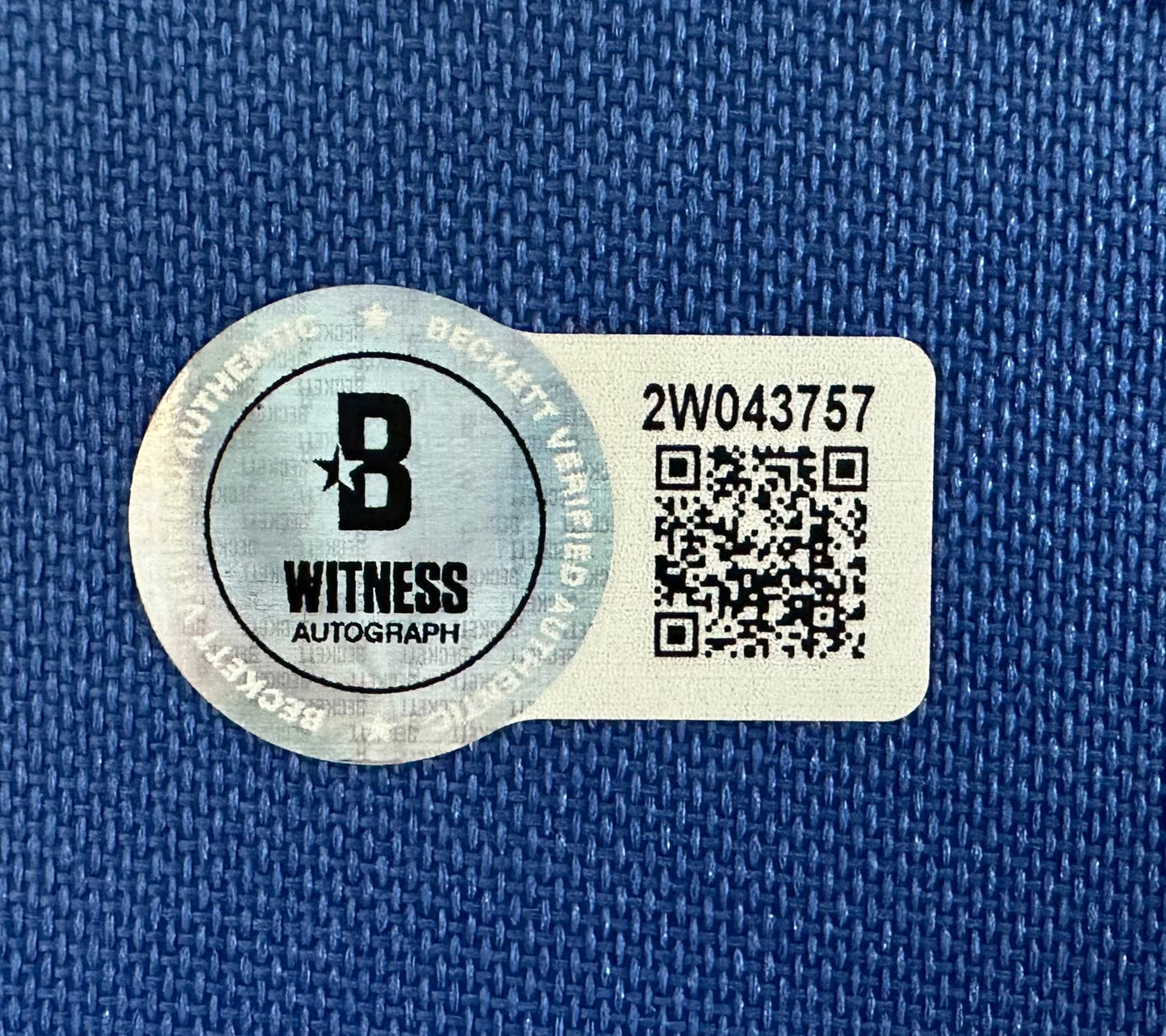 EUGENE LOCKHART DALLAS COWBOYS SIGNED WHITE JERSEY w/MULTI INSCs 3XL BAS