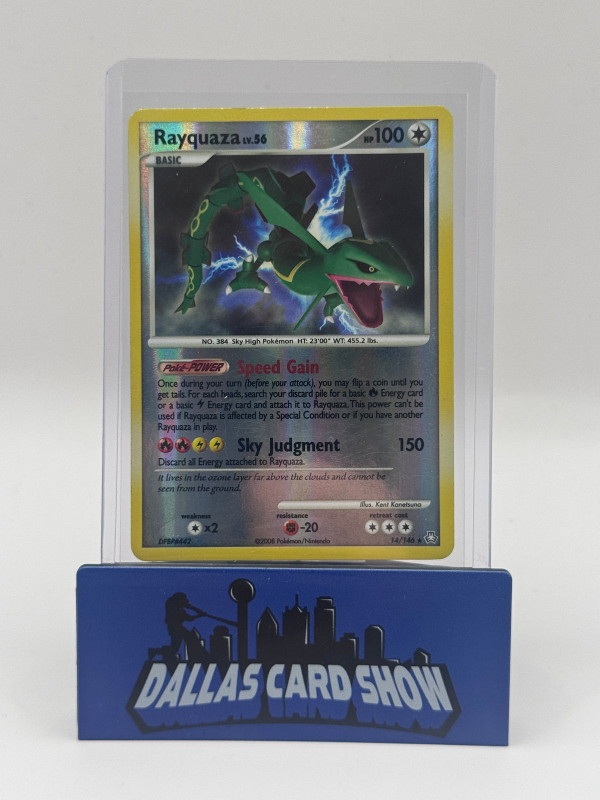 2008 Pokemon - Rayquaza (Reverse Holo) - 14/146 Legends Awakened LP