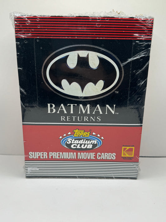 1994 Topps Stadium Club Batman Returns Super Premium Movie Cards Sealed Box