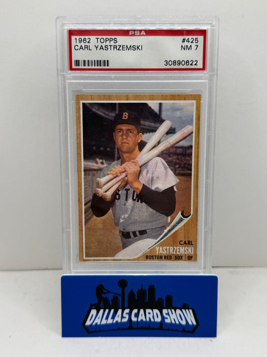 1962 Topps #425 Carl Yastrzemski PSA 7