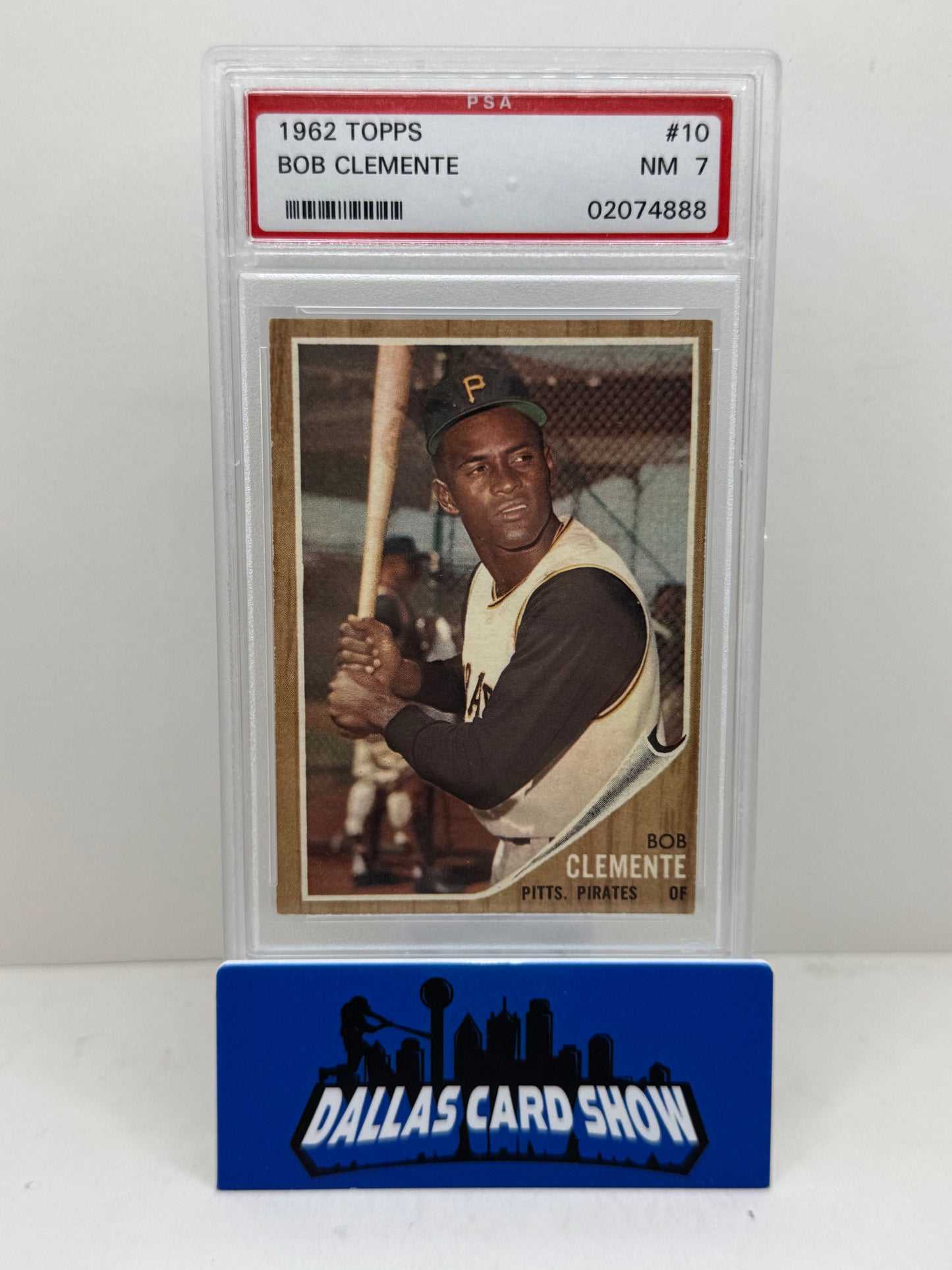 1962 Topps #10 Bob Clemente PSA 7