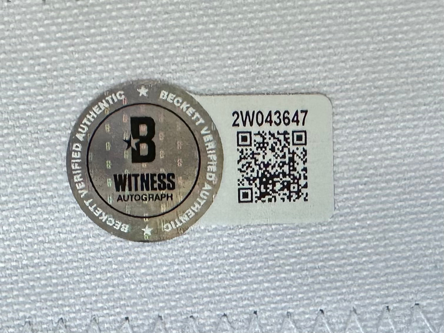 EUGENE LOCKHART DALLAS COWBOYS SIGNED BLUE JERSEY w/MULTI INSCs M BAS