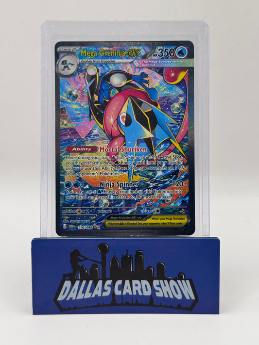 2026 Pokemon - Mega Greninja ex (SIR) - 116/086 Chaos Rising NM