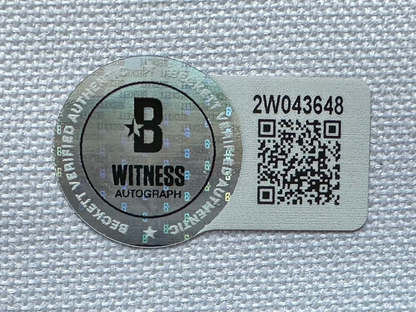 EUGENE LOCKHART DALLAS COWBOYS SIGNED BLUE JERSEY w/MULTI INSCs M BAS