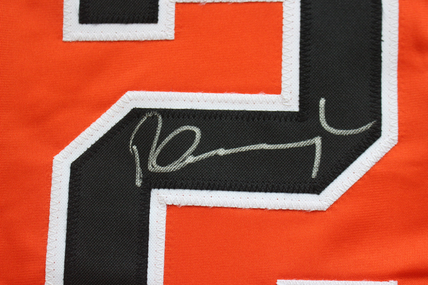 PETE INCAVIGLIA OSU ORANGE #29 "0.915 slugging" + 2INSC  JSA