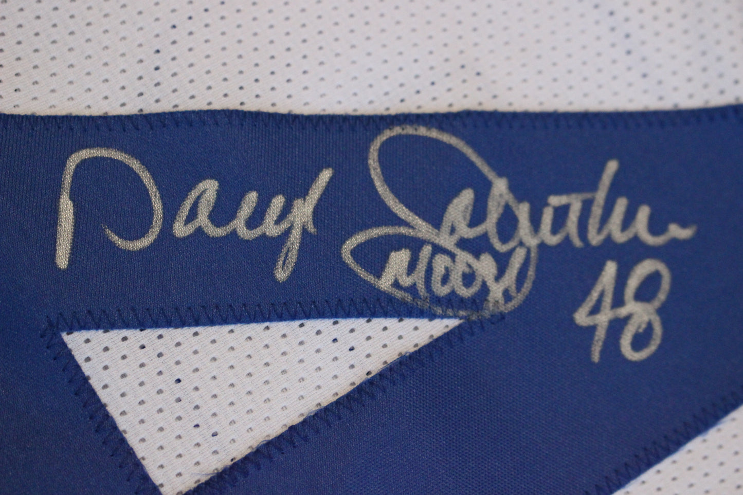 DARYL JOHNSTON DALLAS COWBOYS SIGNED HOME FOOTBALL JERSEY 2XL BAS COA