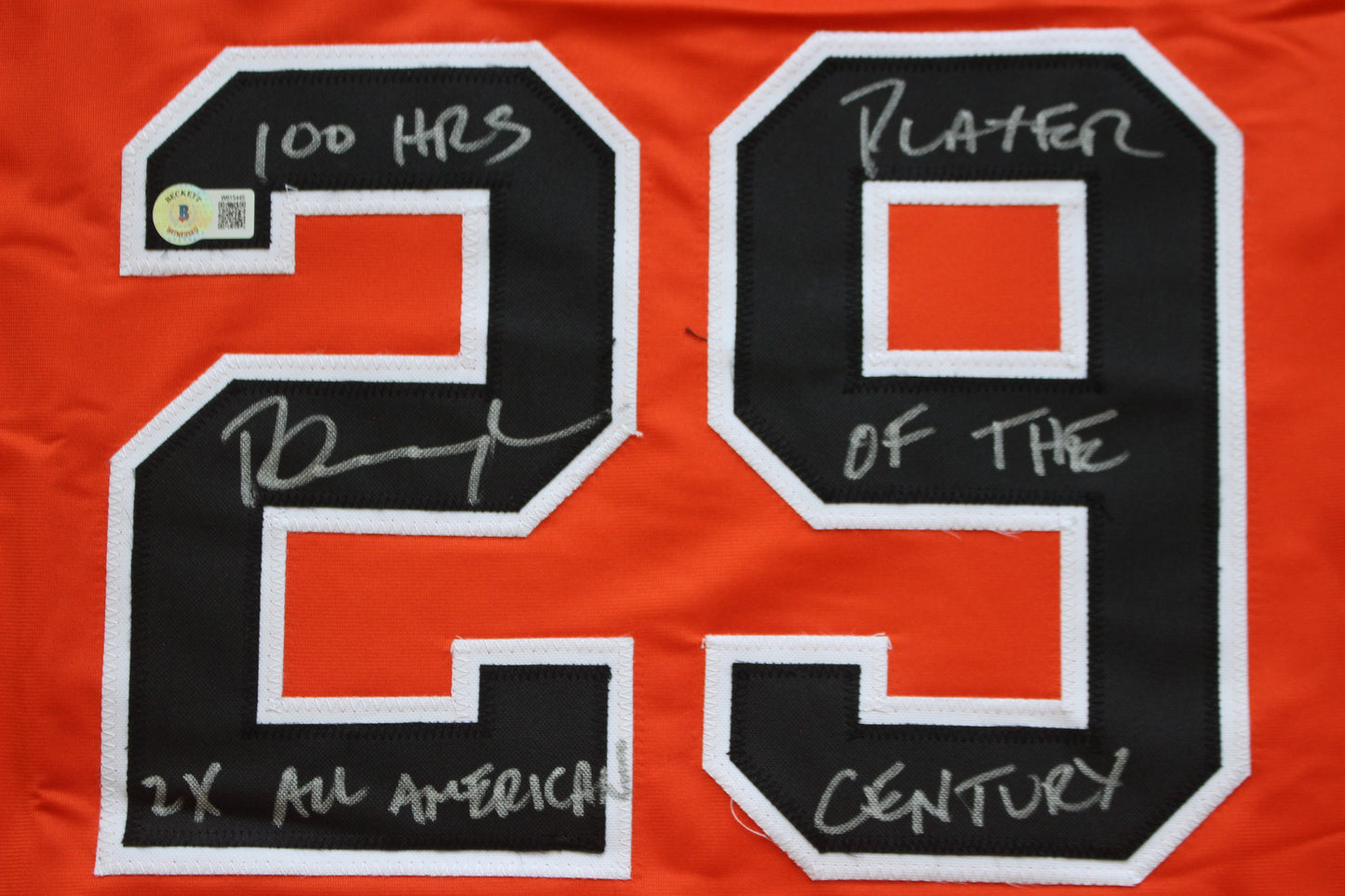 PETE INCAVIGLIA OSU ORANGE #29 "2x ALL AMERICAN" + 2INSC