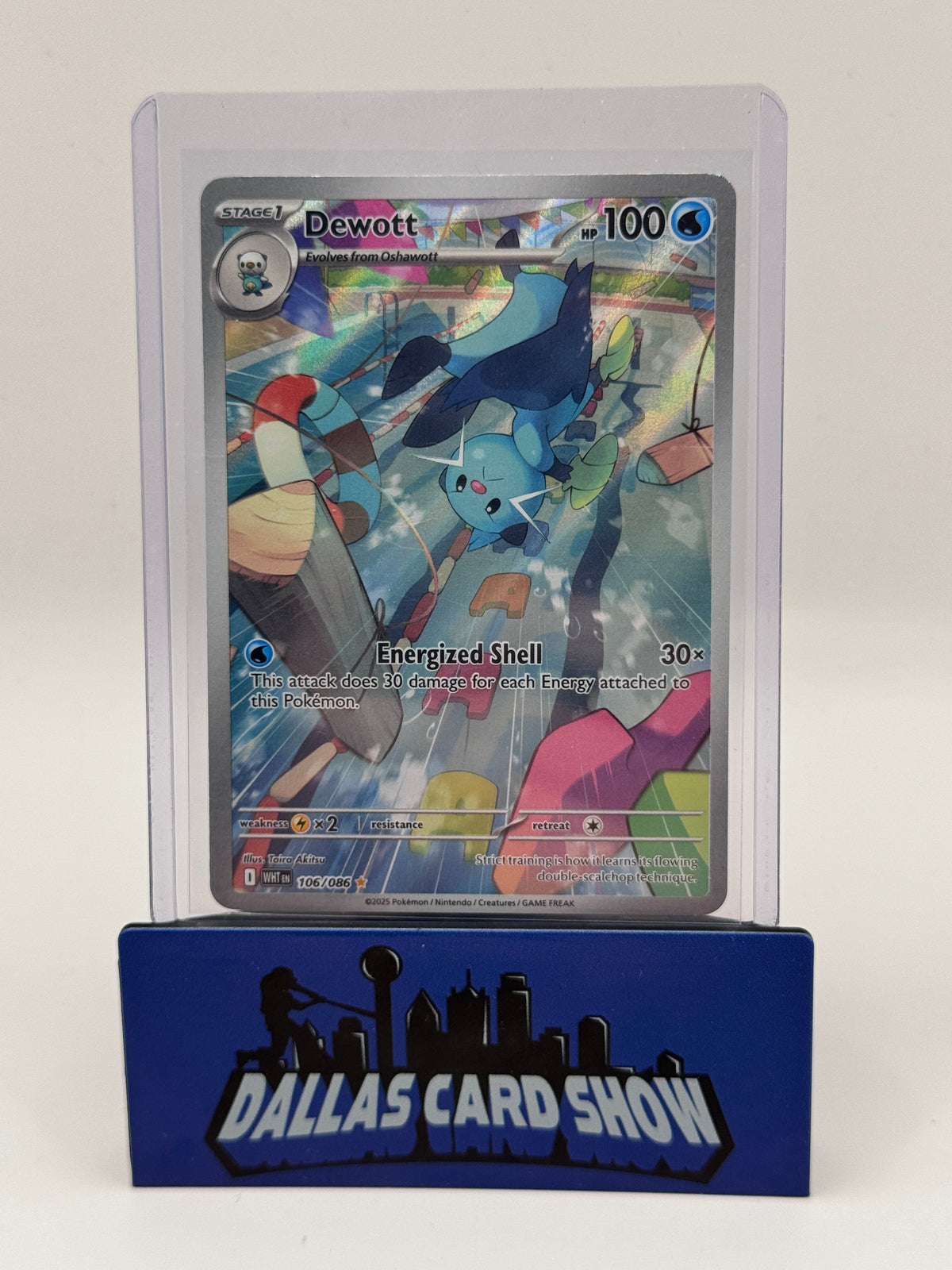 2025 Pokemon - Dewott (Illustration Rare) - 106/086 White Flare NM