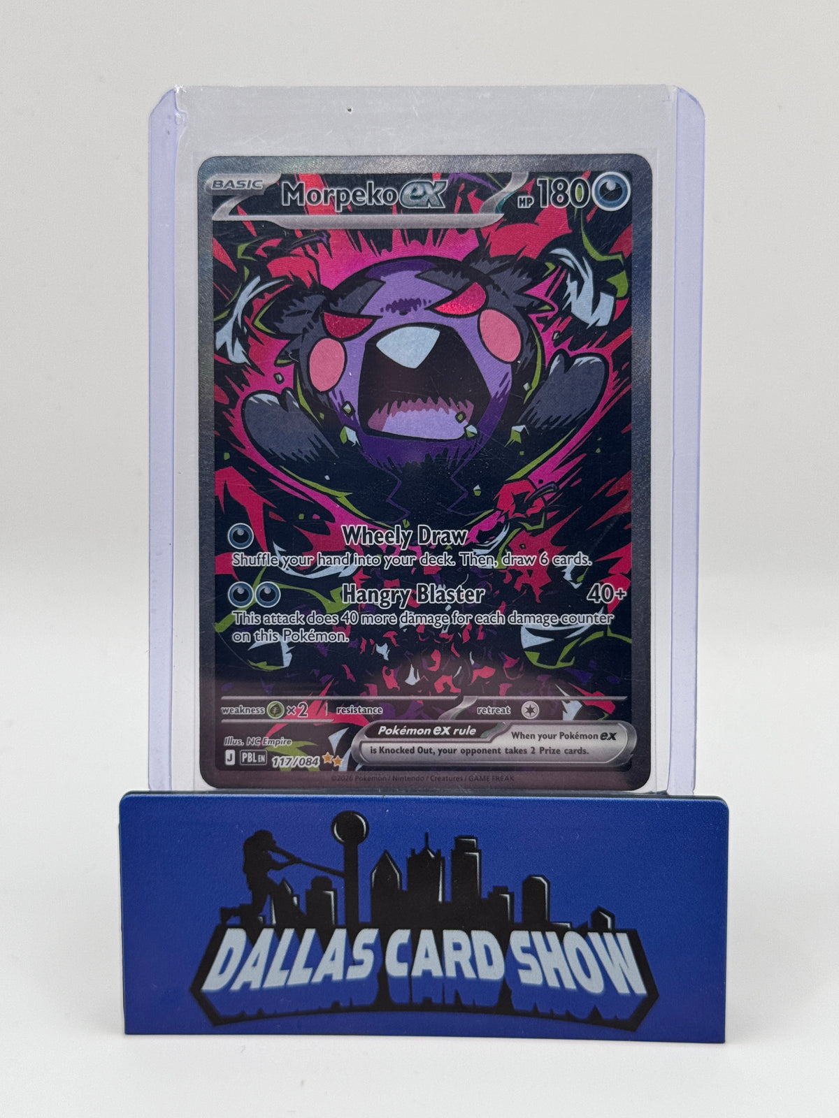 2026 Pokemon - Morpeko ex (SIR) - 117/084 Pitch Black NM