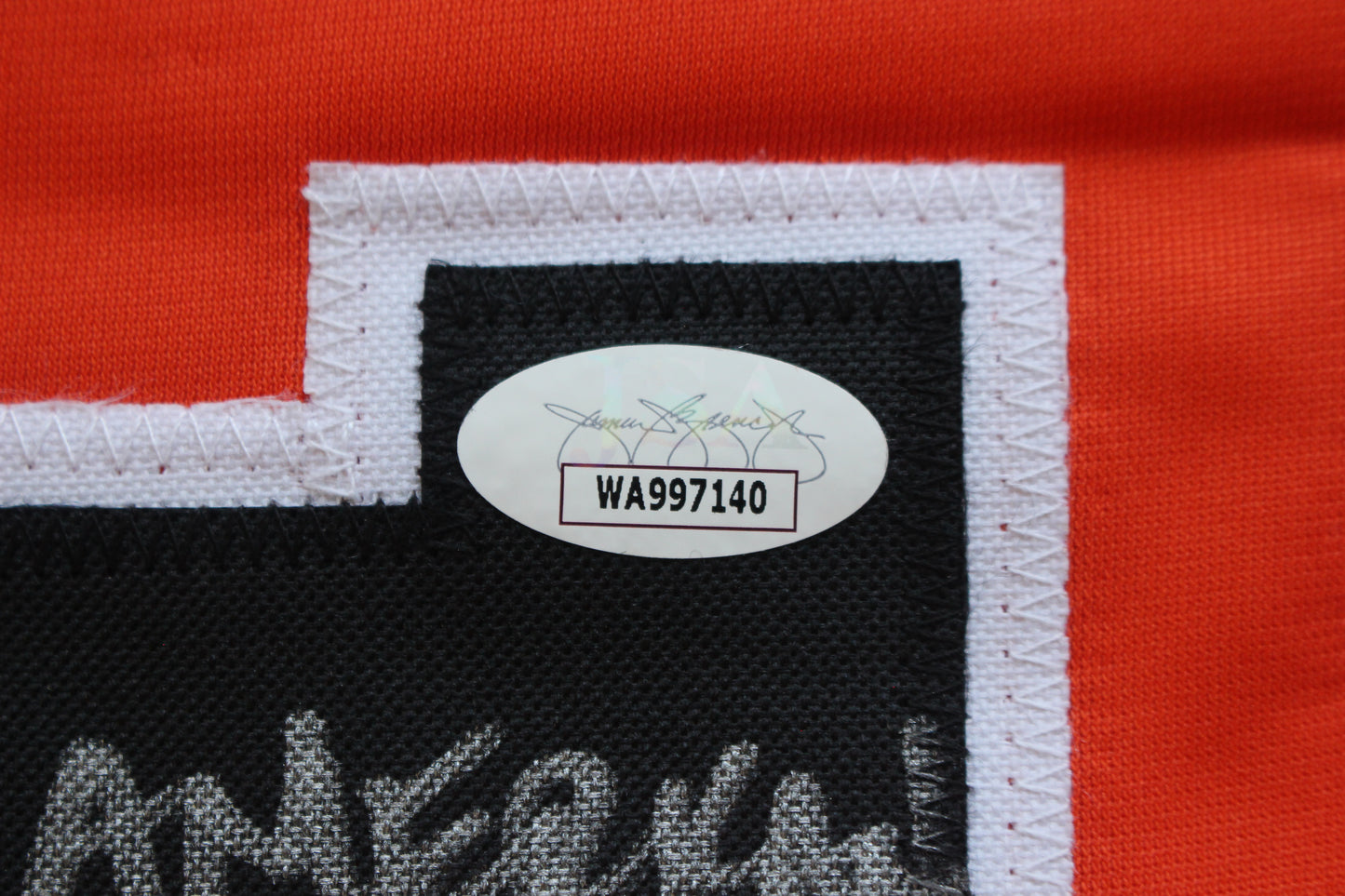 PETE INCAVIGLIA OSU ORANGE #29 "2x ALL AMERICAN" + 2INSC  JSA
