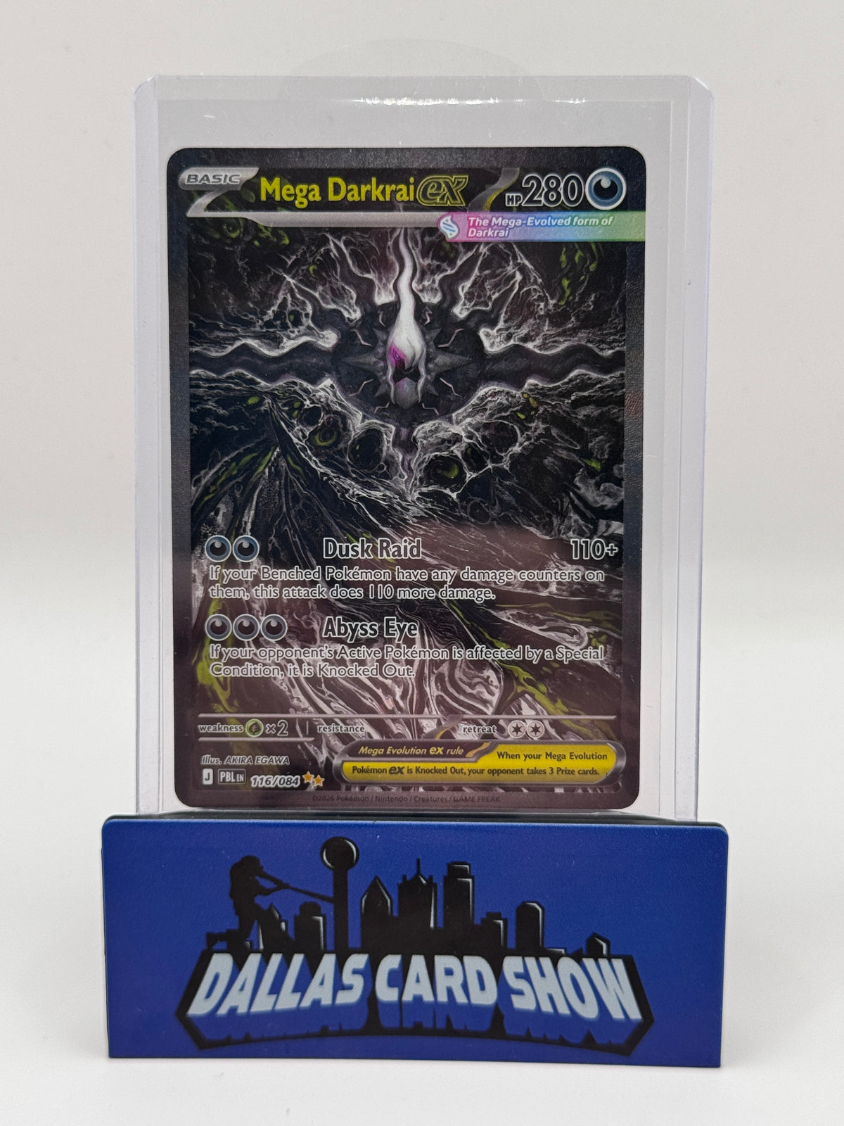 2026 Pokemon - Mega Darkrai ex (SIR) - 116/084 Pitch Black NM