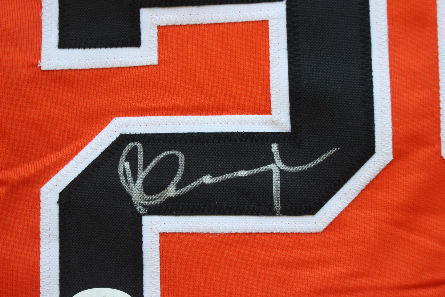 PETE INCAVIGLIA OSU ORANGE #29 "2x ALL AMERICAN" + 2INSC  JSA