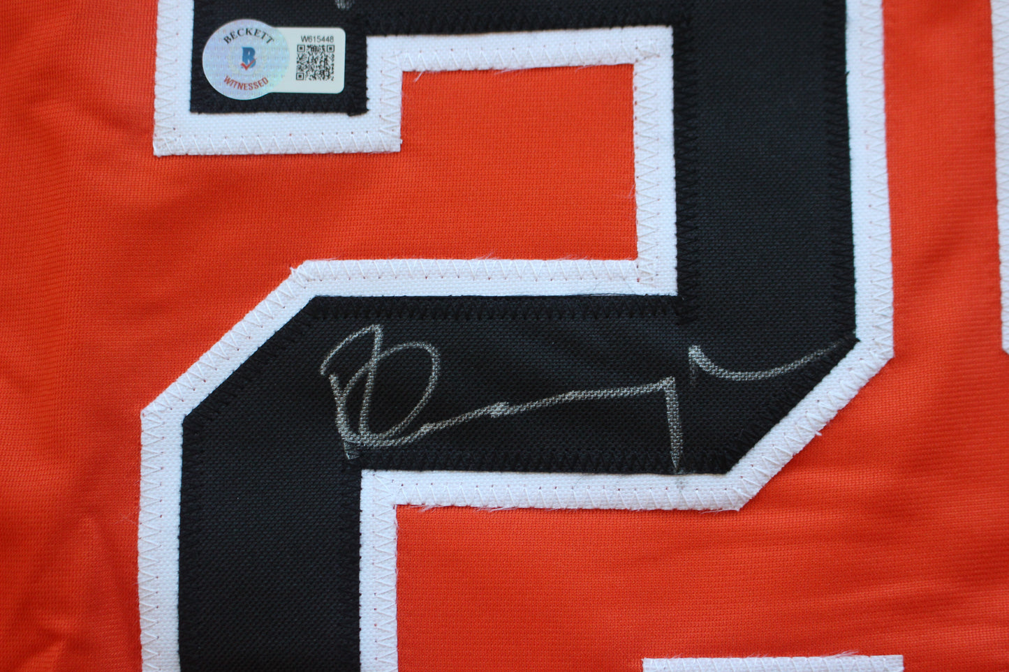 PETE INCAVIGLIA OSU ORANGE #29 "CB HOF 2007" + 2INSC