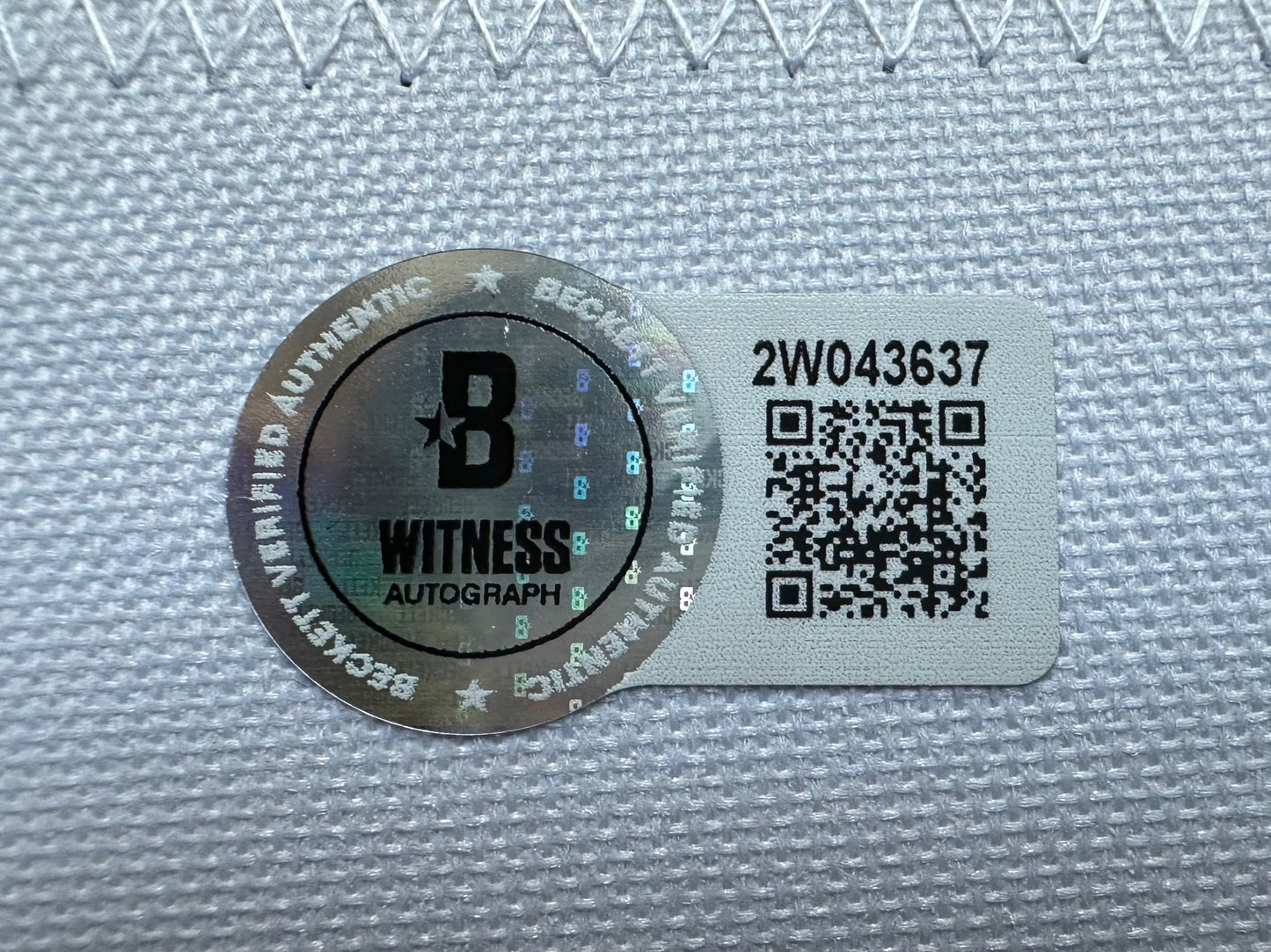 EUGENE LOCKHART DALLAS COWBOYS SIGNED BLUE JERSEY w/MULTI INSCs XL BAS