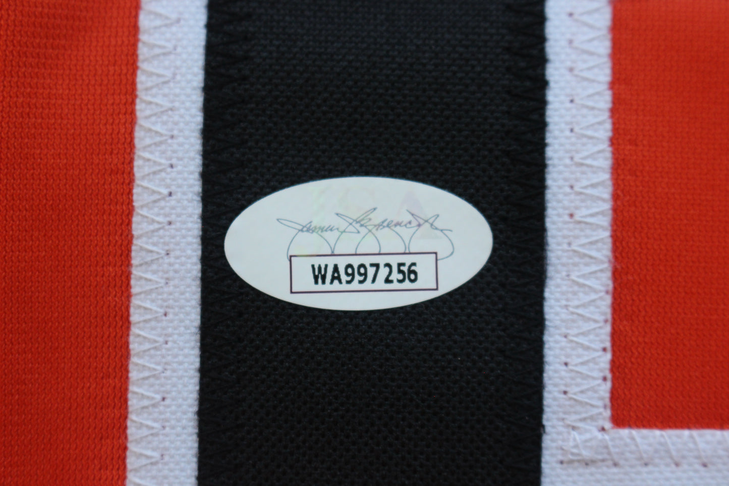 PETE INCAVIGLIA OSU ORANGE #29 "CB HOF 2007" + 2INSC JSA