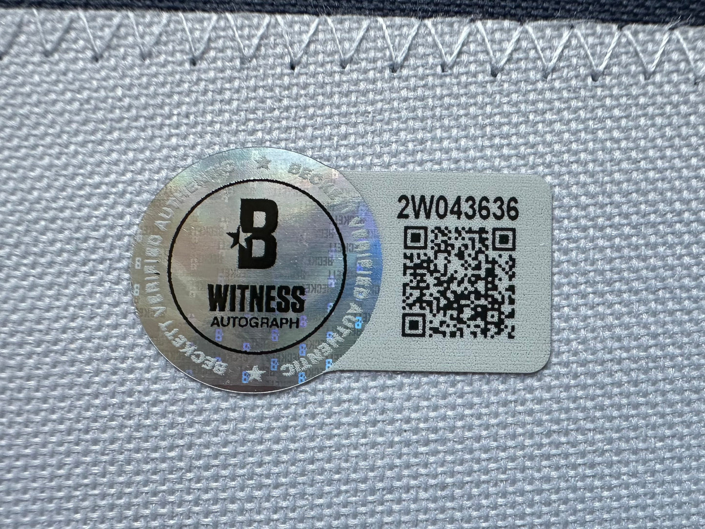 EUGENE LOCKHART DALLAS COWBOYS SIGNED BLUE JERSEY w/MULTI INSCs XL BAS