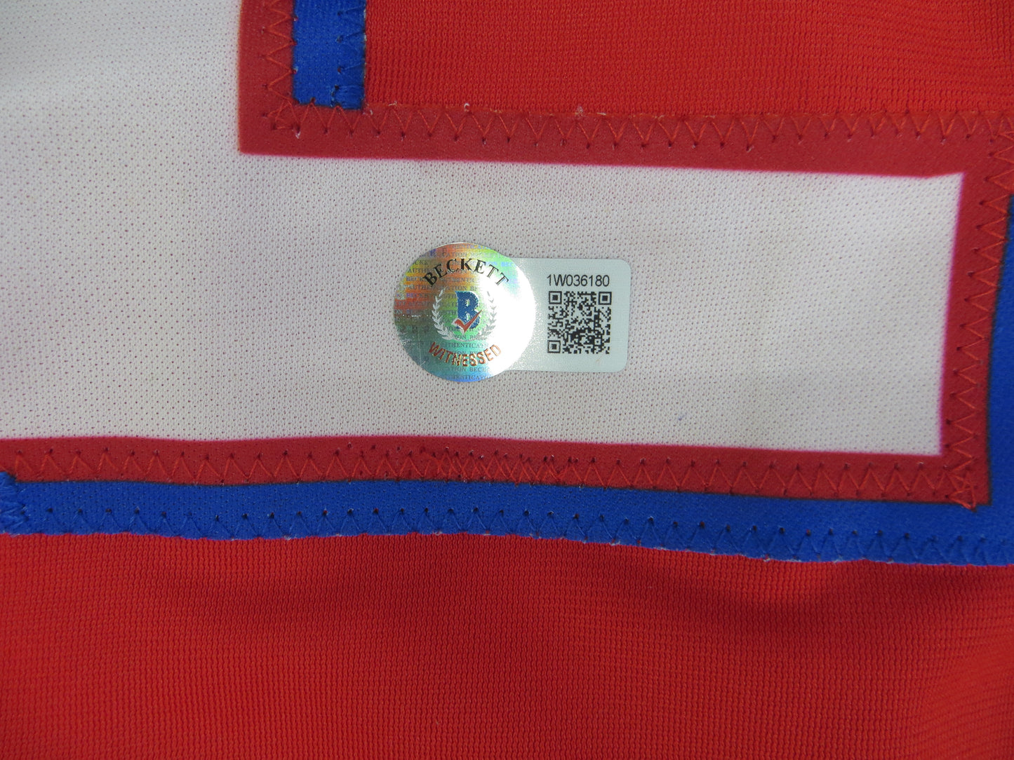 JOSH HAMILTON TEXAS RANGERS SIGNED RED JERSEY size XL BAS COA