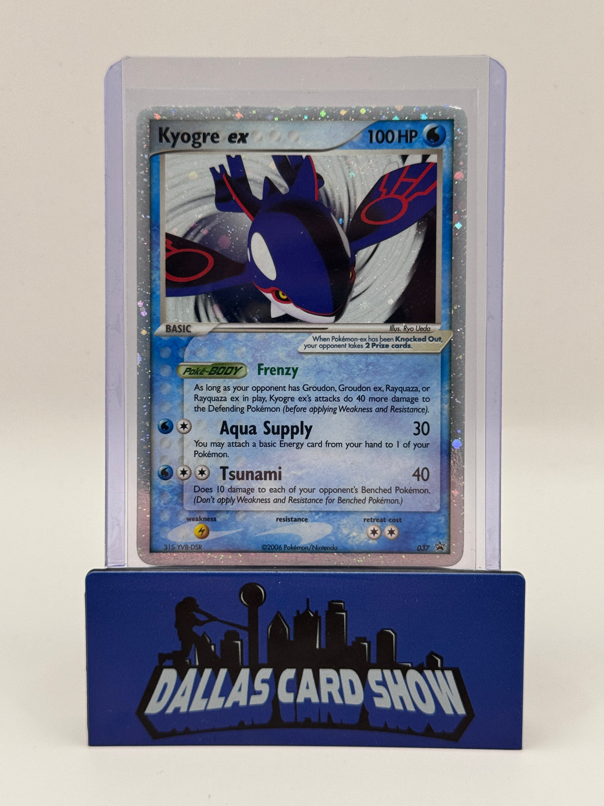 2006 Pokemon - Kyogre ex (Holo) - #037 Black Star Promo LP
