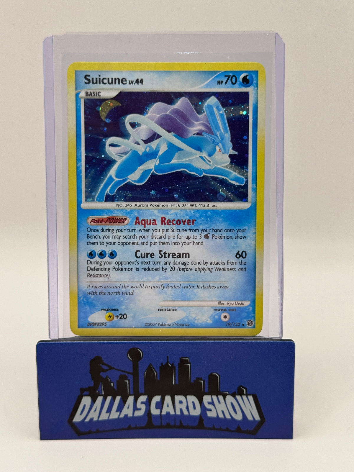 2007 Pokemon - Suicune (Holo) - 19/132 Secret Wonders LP