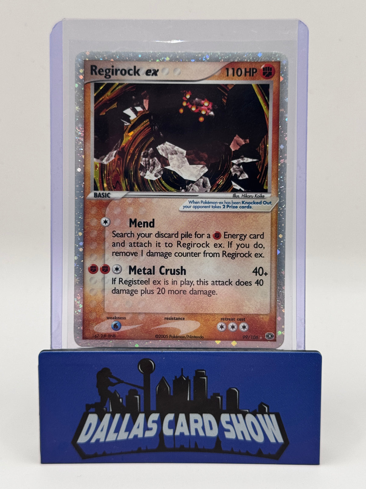 2005 Pokemon - Regirock ex (Holo) - 99/106 EX Emerald LP