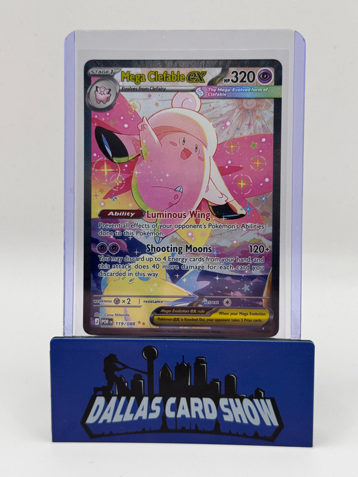 2026 Pokemon - Mega Clefable ex (SIR) - 119/088 Perfect Order NM
