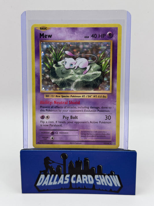 2016 Pokemon - Mew (Holo) - 53/108 XY Evolutions LP