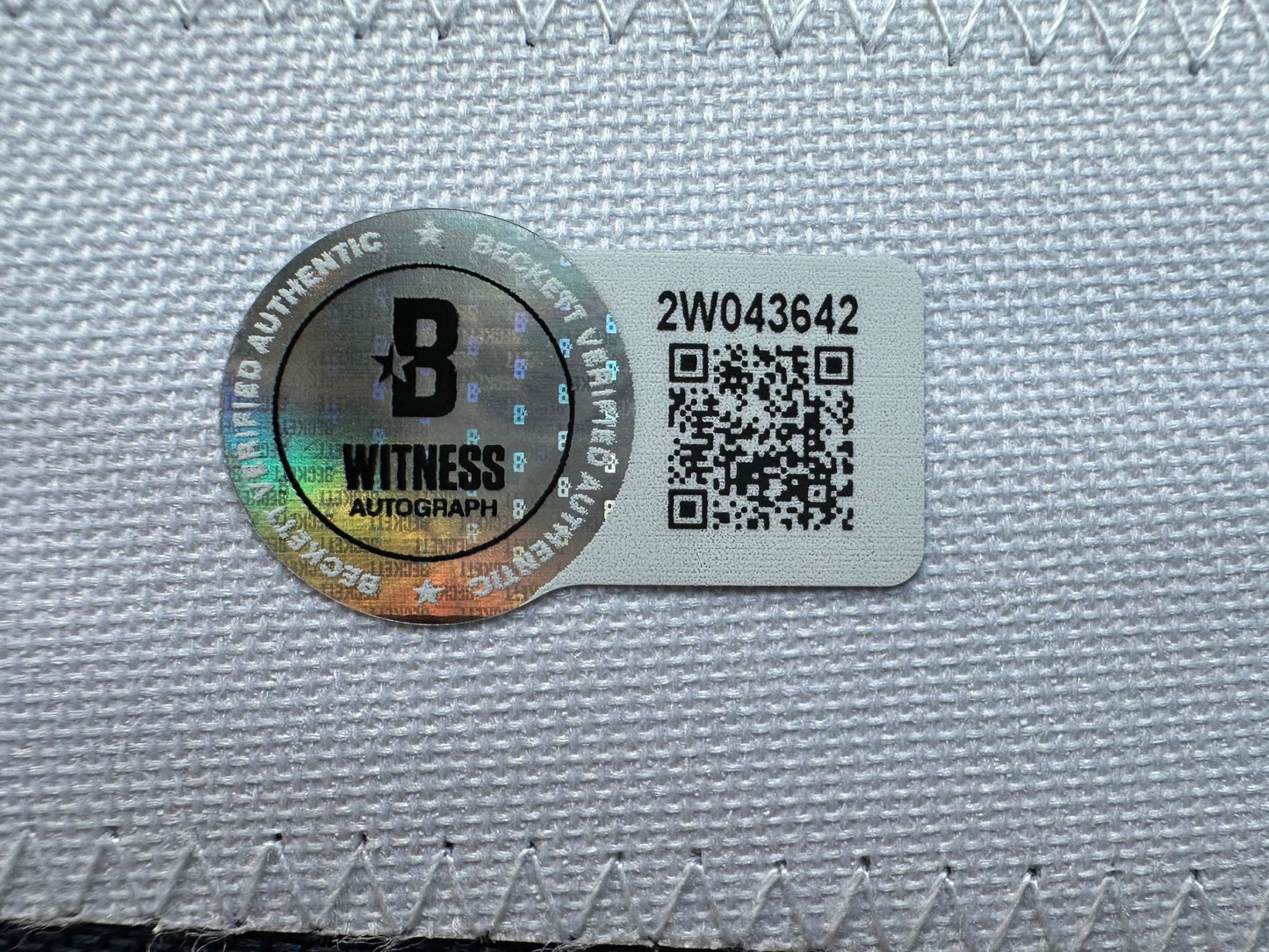 EUGENE LOCKHART DALLAS COWBOYS SIGNED BLUE JERSEY w/MULTI INSCs L BAS