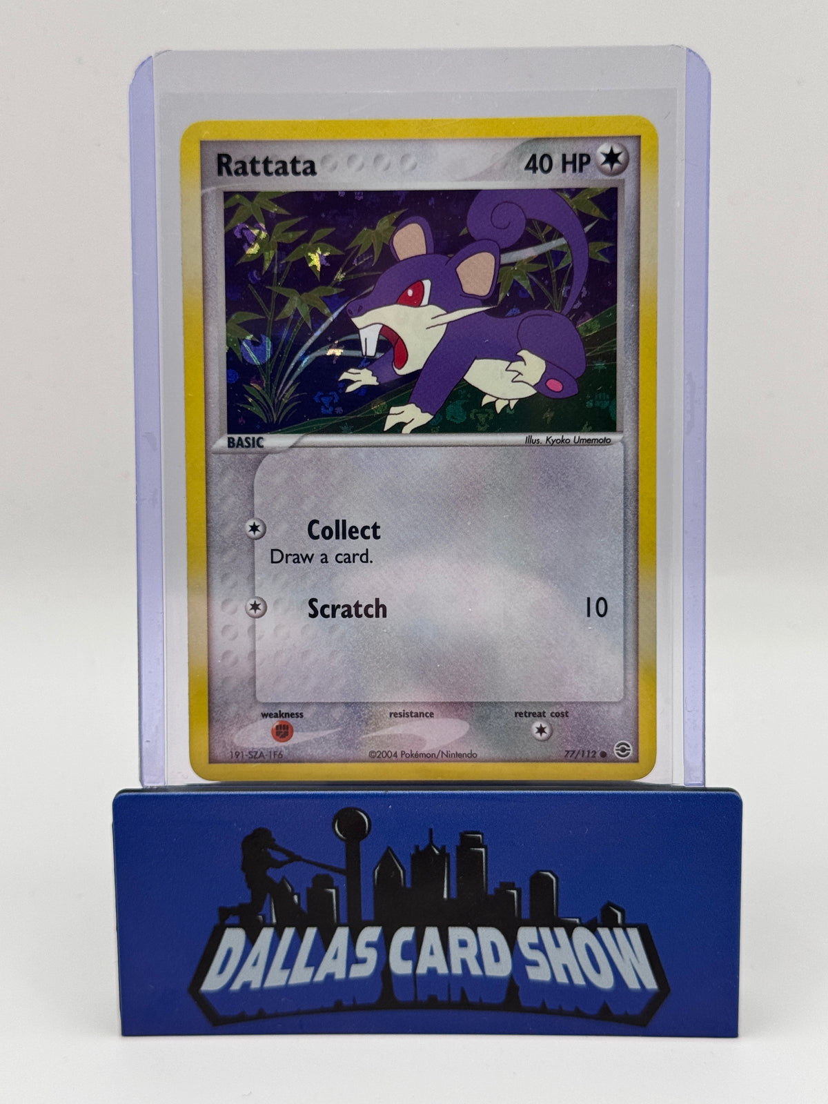 2004 Pokemon - Rattata (Rev. Foil) - 77/112 EX Fire Red & Leaf Green NM