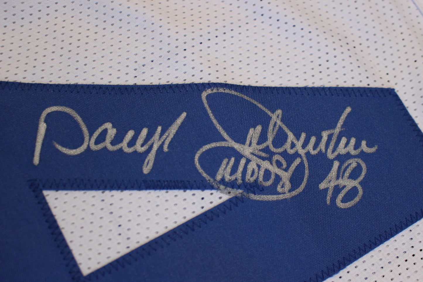 DARYL JOHNSTON DALLAS COWBOYS SIGNED HOME FOOTBALL JERSEY 3XL BAS COA