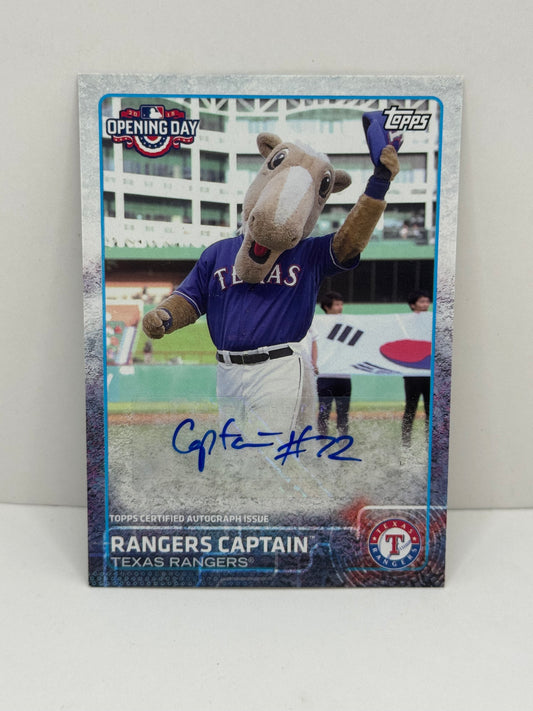2015 Topps Opening Day Rangers Captain Auto #MA-RC Rangers