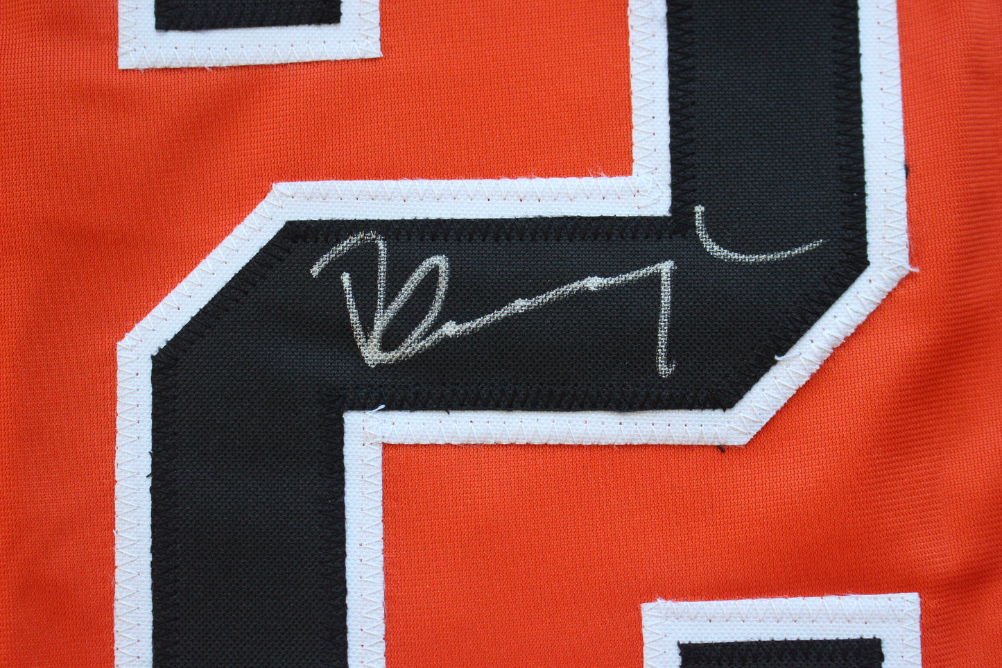 PETE INCAVIGLIA OSU ORANGE #29 "GO POKES" with STATS JSA