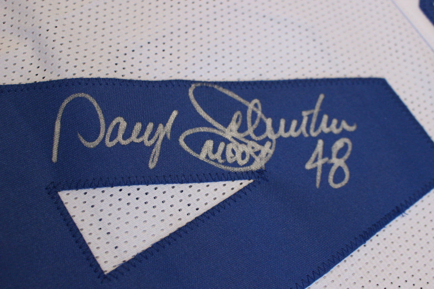 DARYL JOHNSTON DALLAS COWBOYS SIGNED HOME FOOTBALL JERSEY 3XL BAS COA