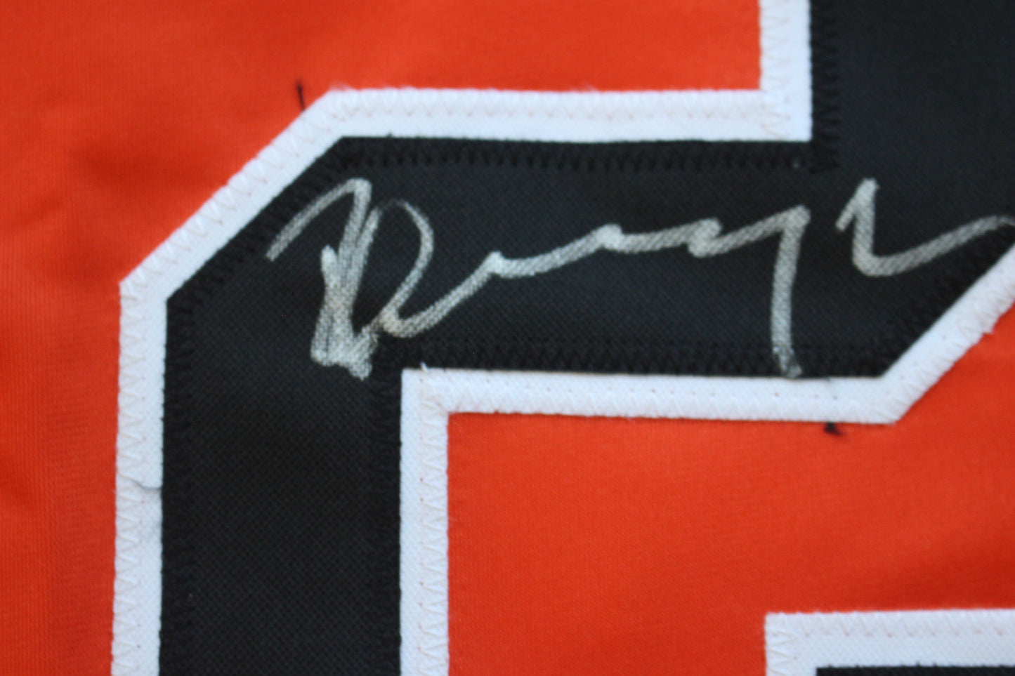 PETE INCAVIGLIA OSU ORANGE #29 "GO POKES" with STATS JSA