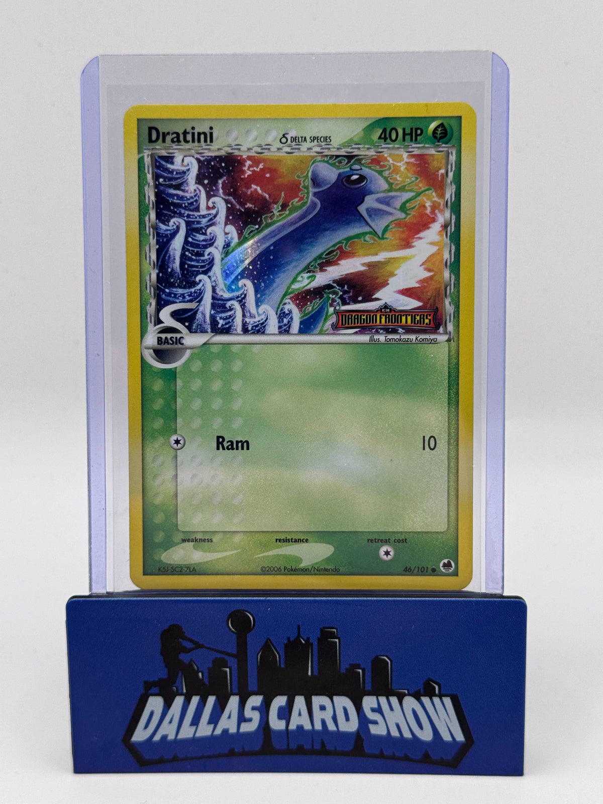 2006 Pokemon - Dratini (Delta Species) (Rev. Foil) - 46/101 EX Dragon Frontiers NM