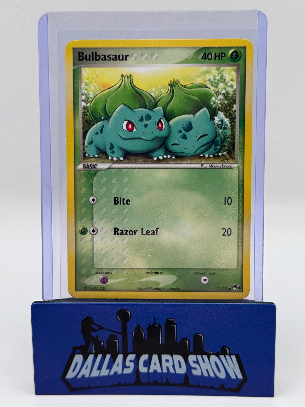 2005 Pokemon - Bulbasaur - 12/17 Pop Series 2 MP