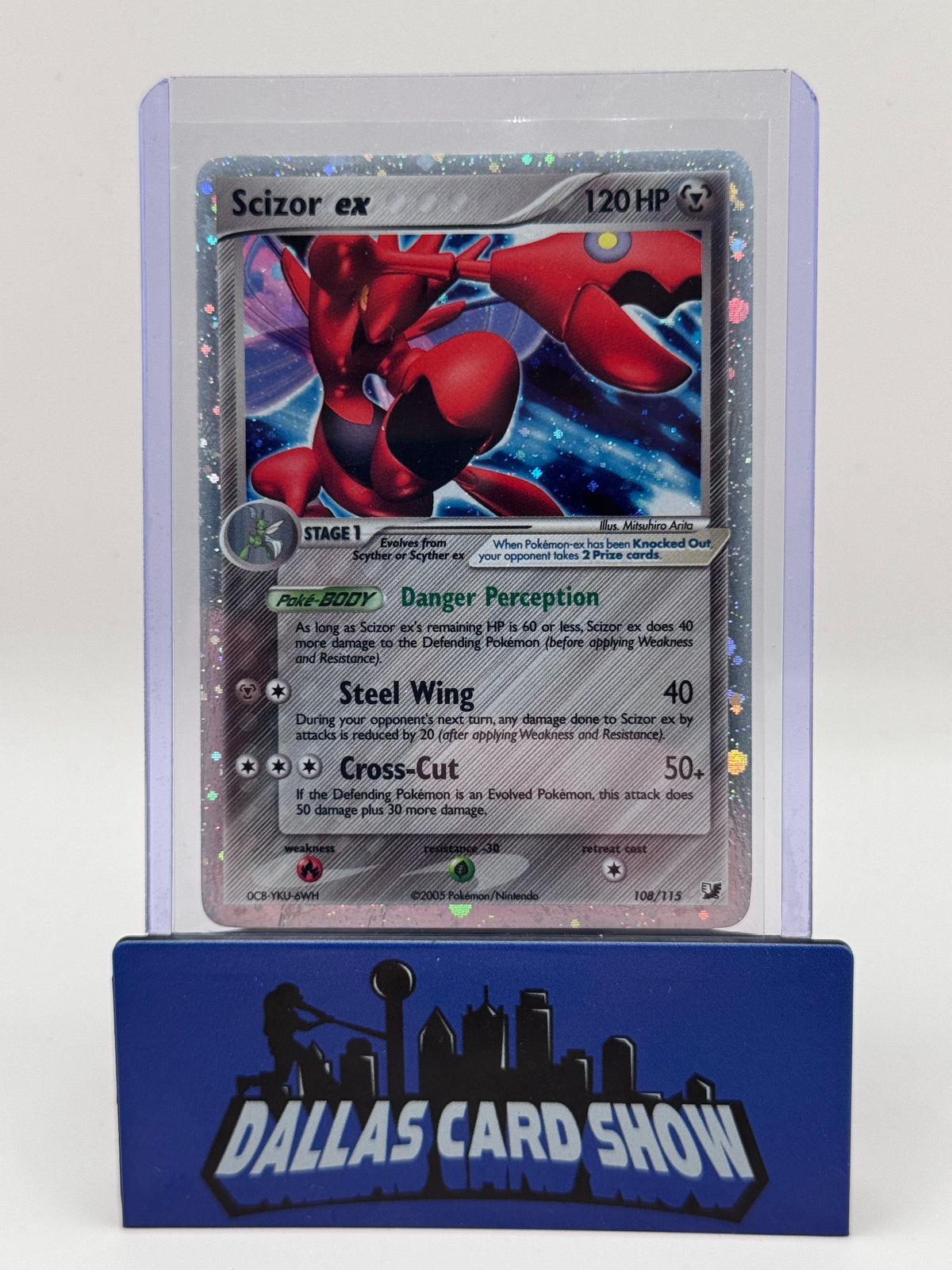 2005 Pokemon - Scizor ex - 108/115 EX Unseen Forces MP