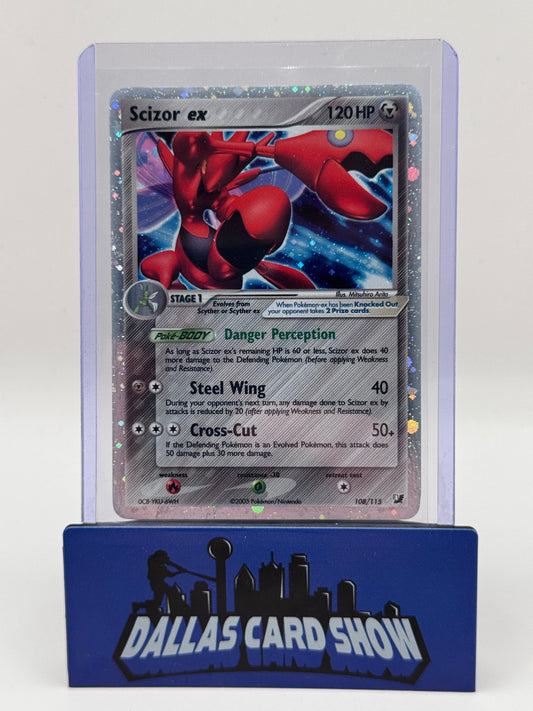 2005 Pokemon - Scizor ex - 108/115 EX Unseen Forces MP