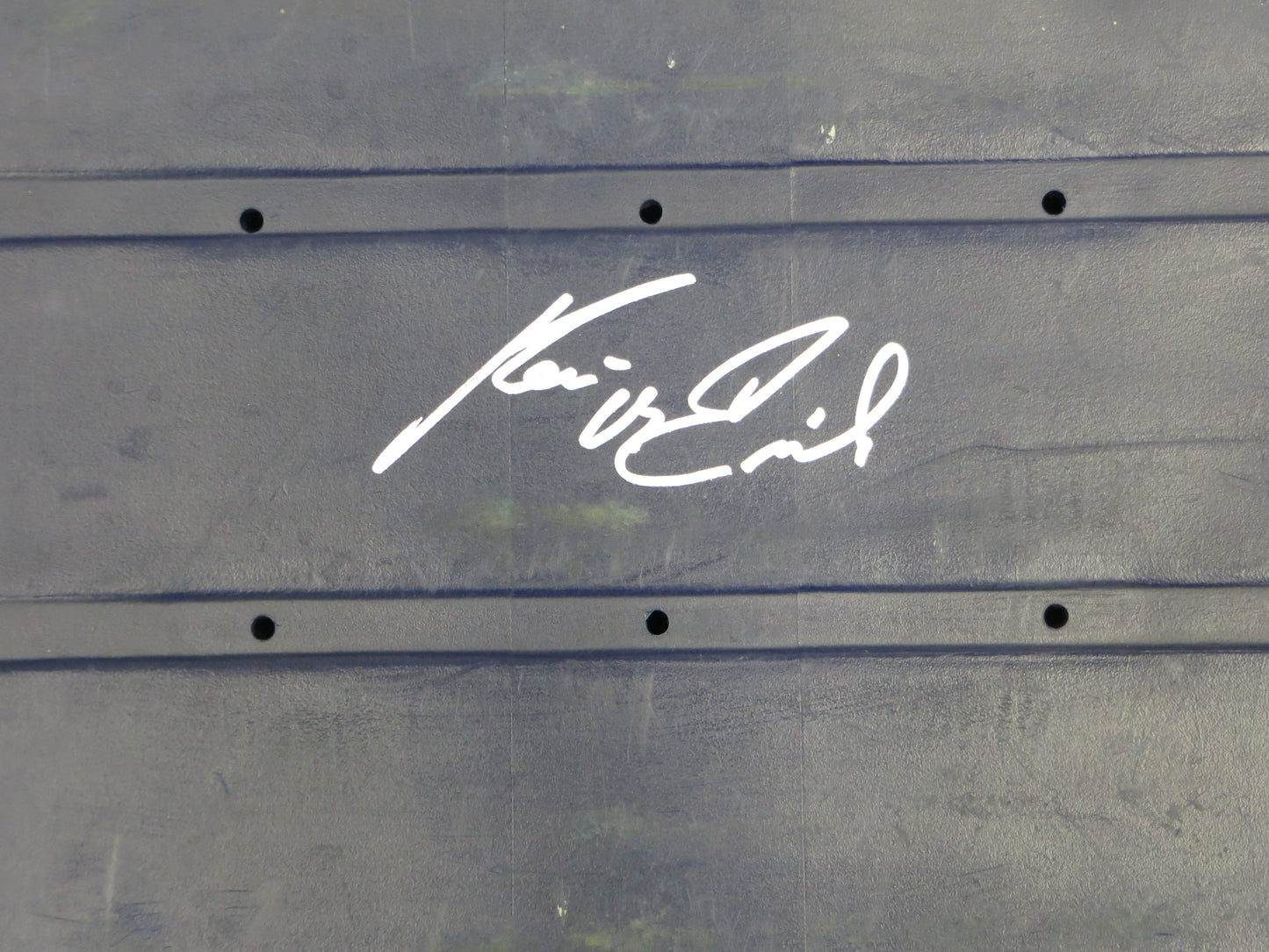 KEVIN VON ERICH SIGNED ORIGINAL TEXAS STADIUM Seat Bottom BAS COA